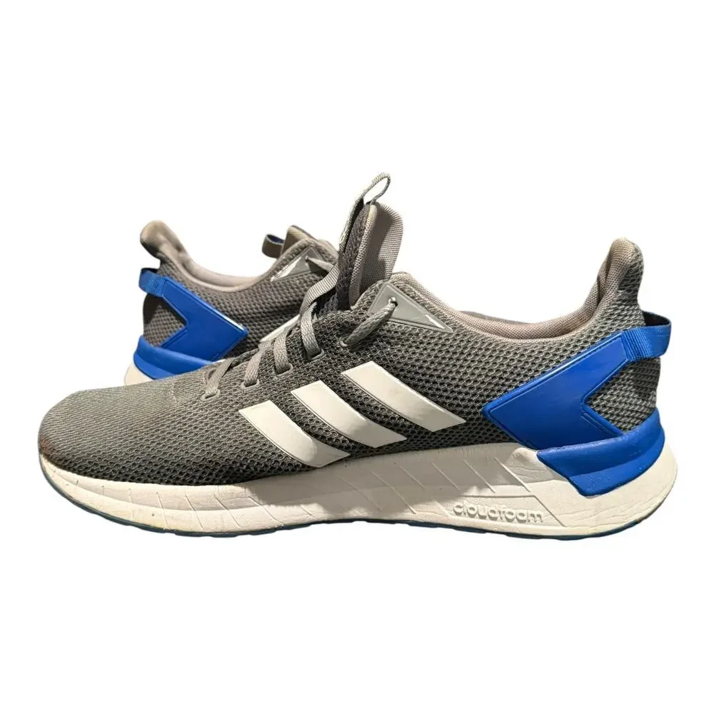 Adidas Questar Ride Men's Size 13 Gray Blue Athletic Running Sneakers